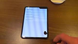 Samsung Galaxy Fold  screen broken by just one wrong touch, service horror (story in description) screenshot 5