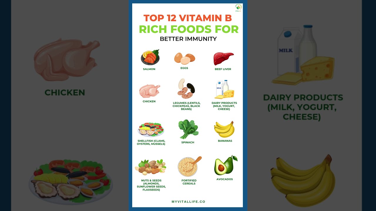 Top 12 Vitamin B Rich Foods For Better Immunity