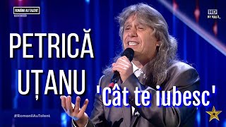 SUBLIM | Petrică Uțanu a adus nostalgia la Românii au Talent! Cover: Ovidiu Komornyik 'Cât te iubesc