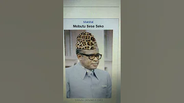 Mobutu Sese Seko Kuku Ngbendu Wa Za Banga President Of Zaire Africa 