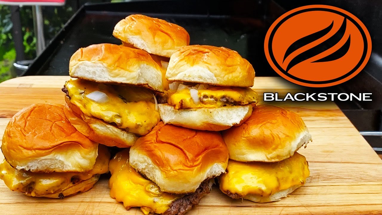 HOW TO MAKE THE BEST SMASHBURGER SLIDERS ON THE BLACKSTONE