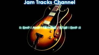 Miniatura de vídeo de "Smooth Jazz Guitar Backing Track (Em)"