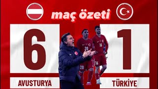 AVUSTURYA 6-1 TÜRKİYE MAÇ ÖZETİ - MİLLİ TAKIMDAN KÖTÜ PROVA | AUSTRİA 6-1 TURKEY