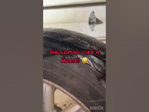 Now that’s a warped tire! - YouTube