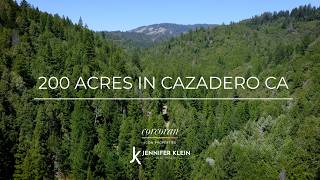 200 Acres of Sonoma Coast Redwoods & Creeks for Sale | Power Access & Build Sites | Cazadero, CA