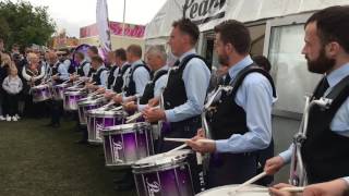 Jim Kilpatrick & Spirit of Scotland Drum Corps at the Pearl Tent. Worlds 2016