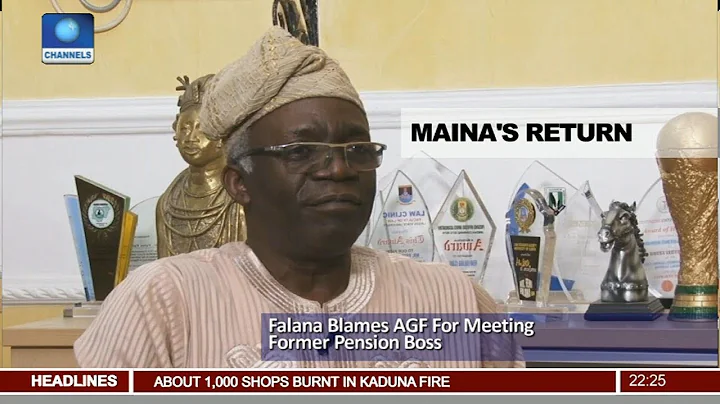 Falana Blames AGF For Meeting Former Pension Boss Pt.2 |News@10| 01/12/17
