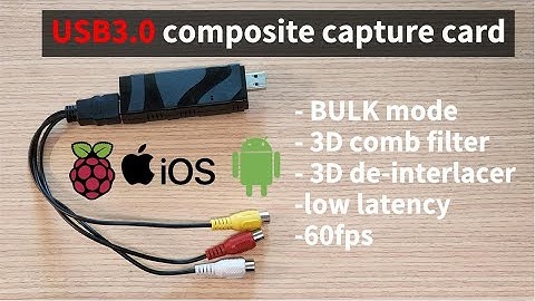 USB3.0 UVC composite capture card ! Eliminate moiré ! for Raspberry pi / android / MAC use