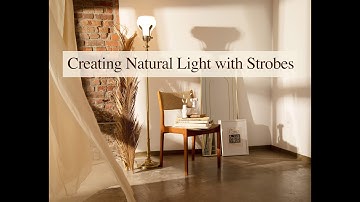 Photography : How to create natural window light with strobes!