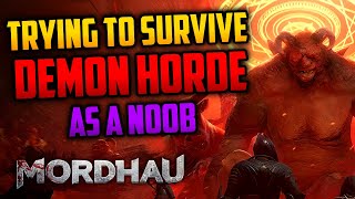 The CHAOTIC Demon Horde Mode in Mordhau