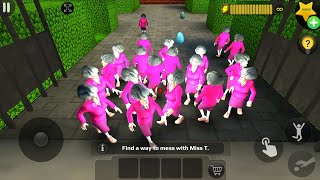 Scary Teacher 3D - Playing Against Many Small Miss T Clones Invasion - New Update New Levels