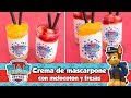 CREMA DE MASCARPONE con fresas y melocotón o durazno | Mesa dulce de Tián | PAW PATROL