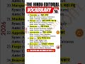 The Hindu Editorial Vocabulary | Daily Important Words for UPSC, SSC, Bank, CAT & IELTS