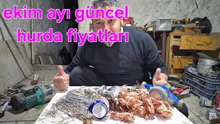 Hurda Fiyatları Ekim 2025 Kazanmak İsteyenler İçin Güncel Liste