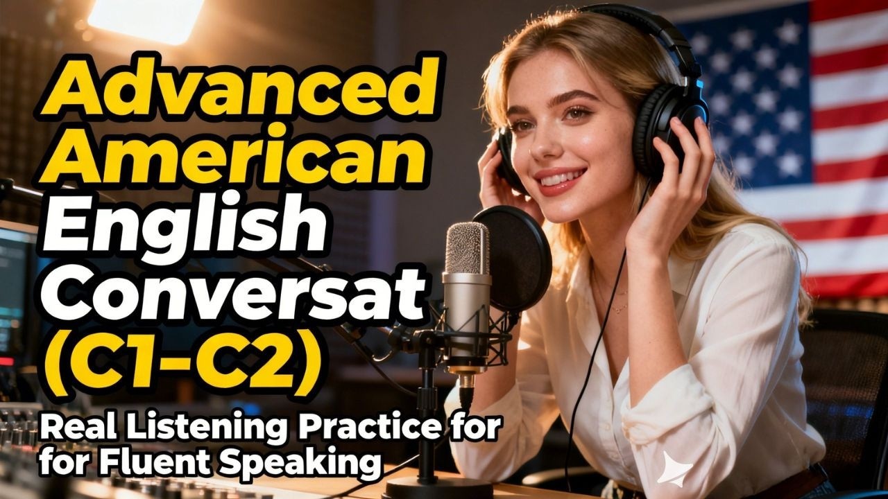 Advanced American English Conversations (C1–C2) | Real Listening Practice for Fluent Speaking