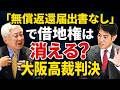 大阪高裁が示した借地権判断！無償返還届出書を巡る危険論点 #借地権 #無償返還届出書 #貸宅地評価 #税務署 #地代 #税理士