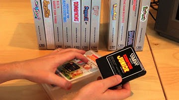 Colecovision composite AV mod and gameplay