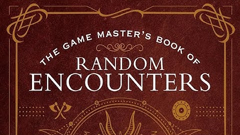 Game Master Book of Random Encounters