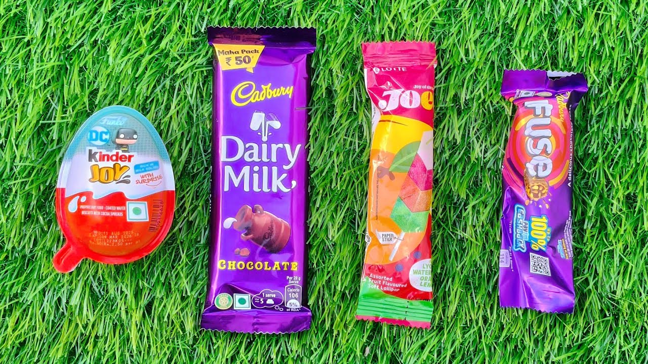 ASMR Most Popular Candys / some lots of colorful rainbow lollipop candy /unpacking chocolate eat