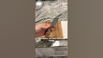 30 layer twisted damascus blade #diy #diyprojects #blade #knife #blacksmith #knifemaking #forge