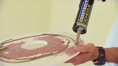 How to Install a Polyurethane Ceiling Medallion