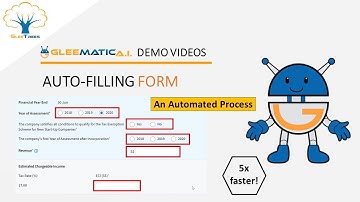 Intelligently Auto-fill Web Form | Auto Tax Reporting| Government Portal Declaration in 90 seconds