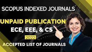 Best SCOPUS indexed Journals II Unpaid Journals for Quick Publications || 2022 list || FREE screenshot 4