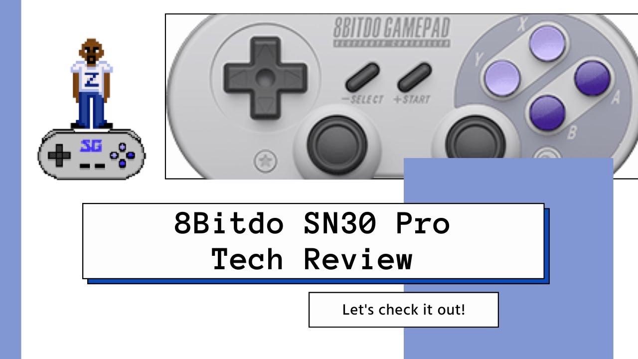 8bitdo Sn30 Pro Tech Review Test Switch Pc Mac Android Youtube