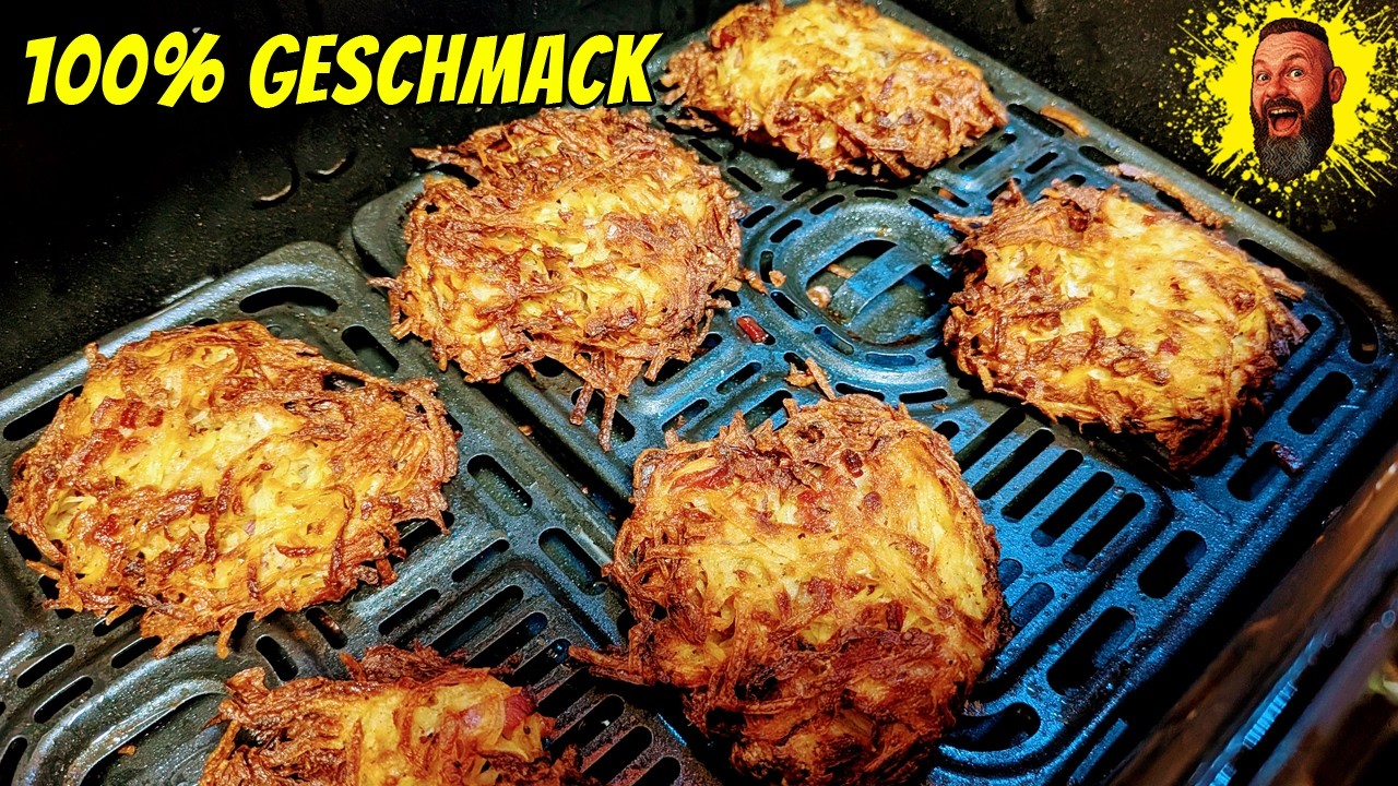 REIBEKUCHEN 100% LECKER und 90% weniger FETT 🤫😉