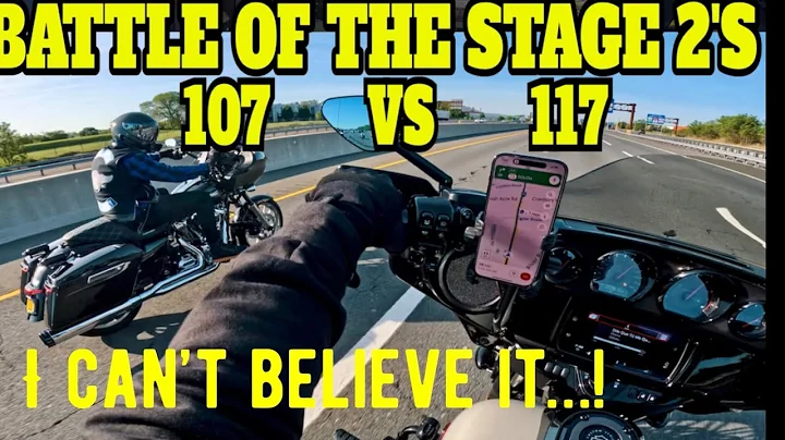 BATTLE OF THE STAGE 2'S| HARLEY DAVIDSON 107 VS 117|@CYCLEFANATIX TAKES ON @FLYANDRIDE15