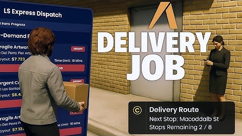 DELIVERY JOB FIVEM | ESX/QBCORE