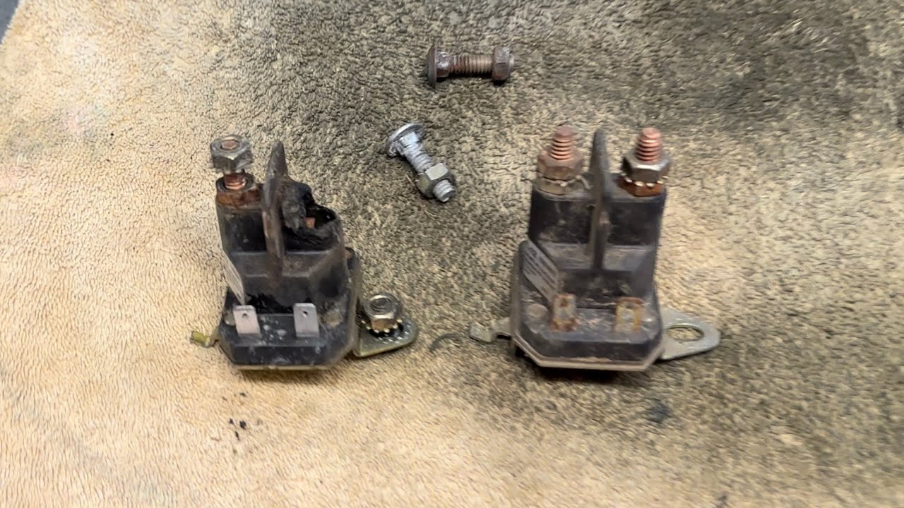 Craftsman mower,Replace solenoid, clean fuel tank YouTube