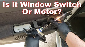 How to Diagnose If the Window Switch or If the Motor is Bad