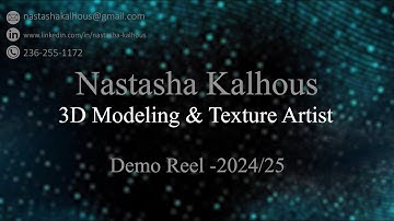 Modeling & Texturing Demo Reel - 2024/25