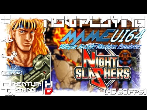 Night Slashers 1993 Arcade MAMEUI64 Jake Hunter Playthrough HQ4x HD 1080p 60ᶠᵖˢ