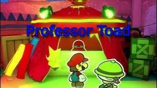 Paper Mario Origami King Professor Toad