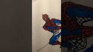 как нарисовать человека паука : часть 2 #sorts#человекпаук#spiderman#паук#как#нарисовать