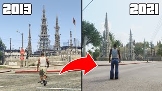 Los Santos Places  GTA 5 VS GTA TRILOGY REMASTERED