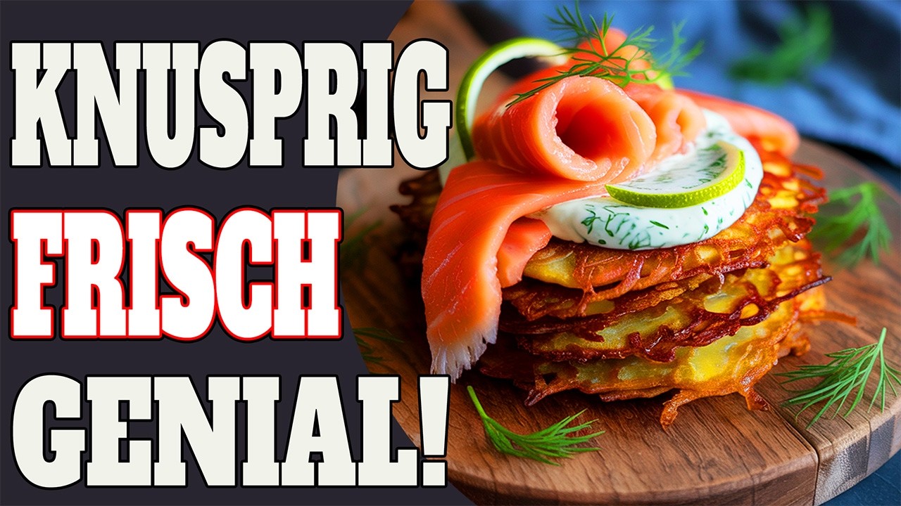 Warum alle jetzt Lachs auf Kartoffelpuffer feiern (und du auch solltest)