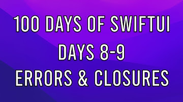 100 Days of SwiftUI from .NET developer