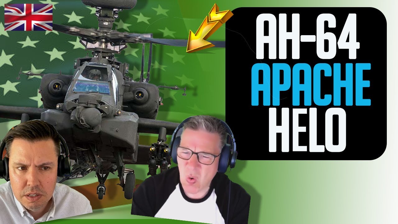 AH 64 Apache Helicopter FIRST TIME WATCHING BRITISH REACTION
