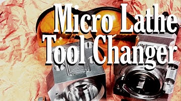 Micro CNC Lathe Automatic Tool Changer!