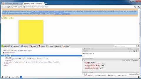 How to Use Chrome Developer Tools : Elements - Part 1