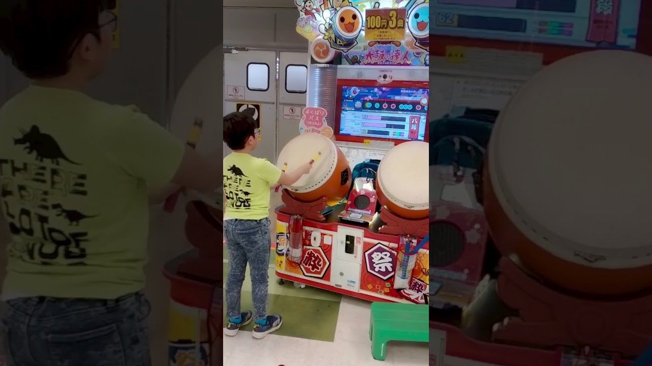 太鼓の達人 八段昇段試験に挑戦状!前編 小学5年イブキ #太鼓の達人
