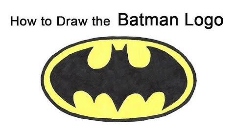 How to Draw the Batman Logo