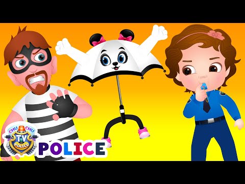 Видео: ChuChu TV Police Save The Umbrella Friends - ChuChu TV Police Fun Cartoons for Kids