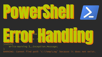 PowerShell Error Handling, an example