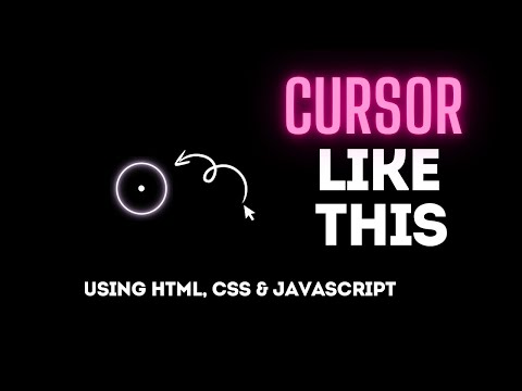 Custom Cursor Without Framework! | Using HTML CSS & JS | Web Development Tutorials