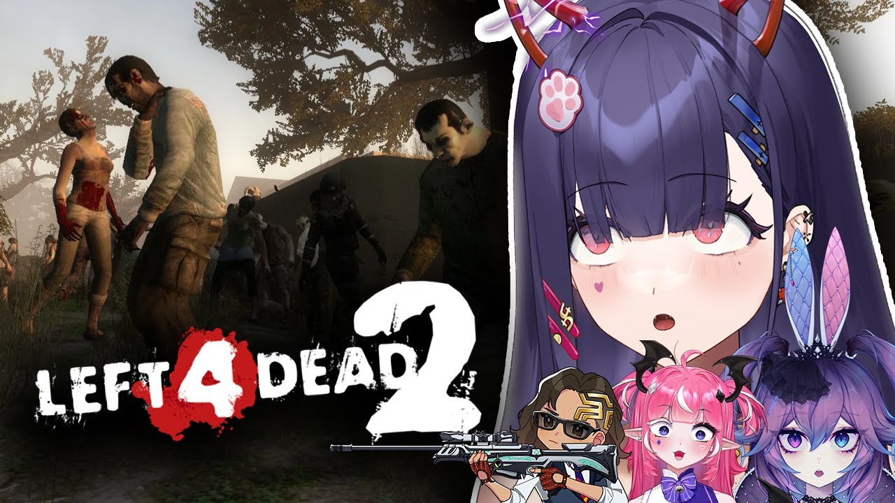 Numi Plays Left 4 Dead 2 w/ Camila, Cotton, and Court