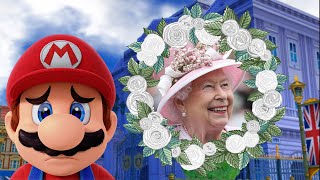 Mario and Sonic at the London 2012 Olympic Games Bloopers 3: Mario mourns the Queen.